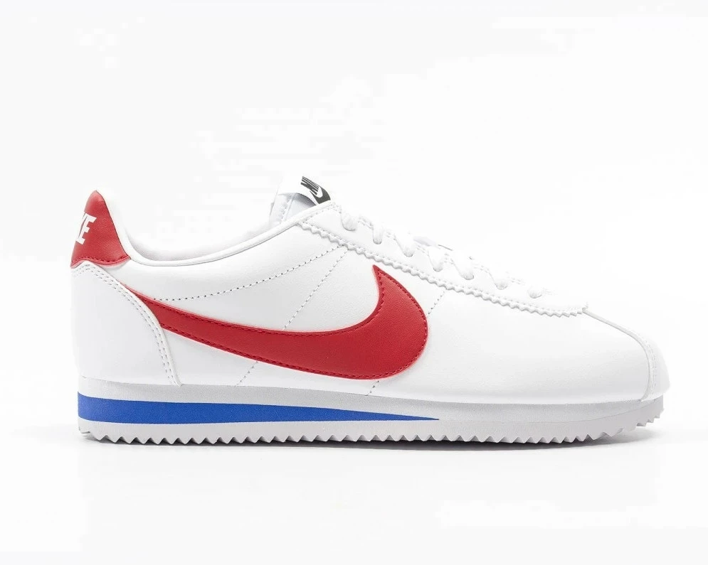 Nike Classic Cortez Leather Forrest Gump Womens Running Shoes 815653-013