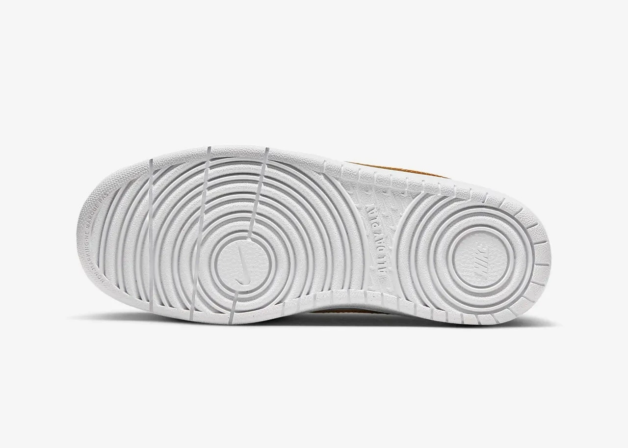 Nike Court Borough 2 SE GS White Vivid Purple Metallic Copper DQ5979-100 - Image 5