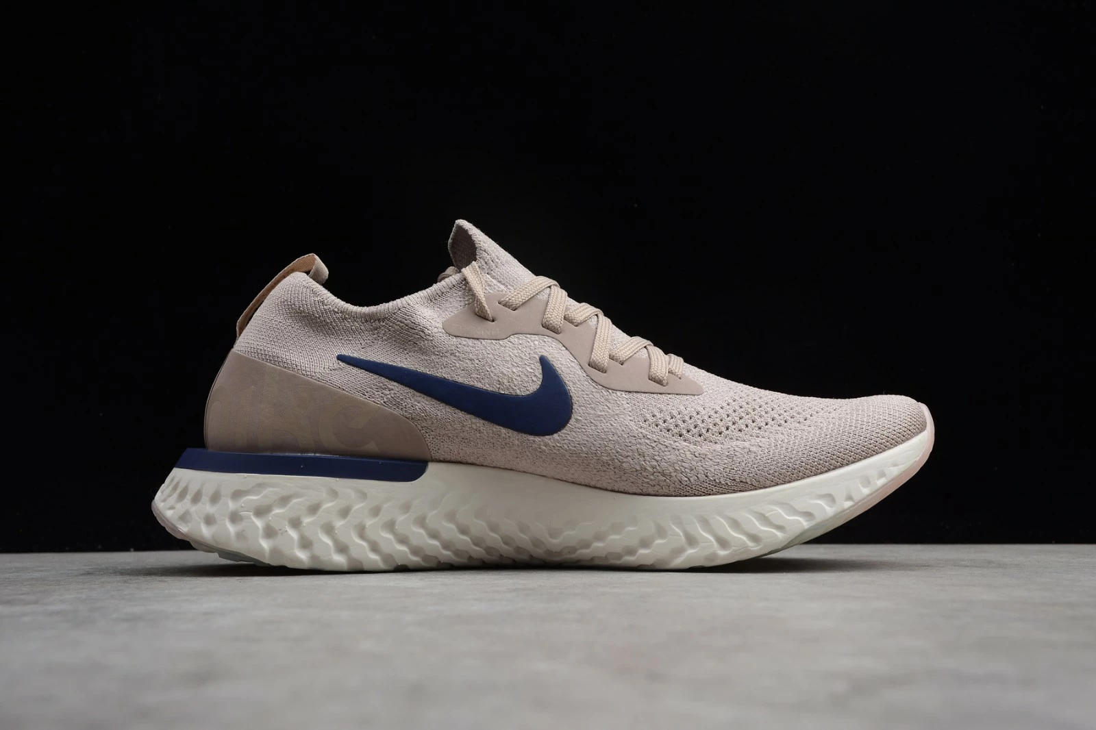 Nike Epic React Diffused Taupe Blue Void Running Shoes AQ0067 201