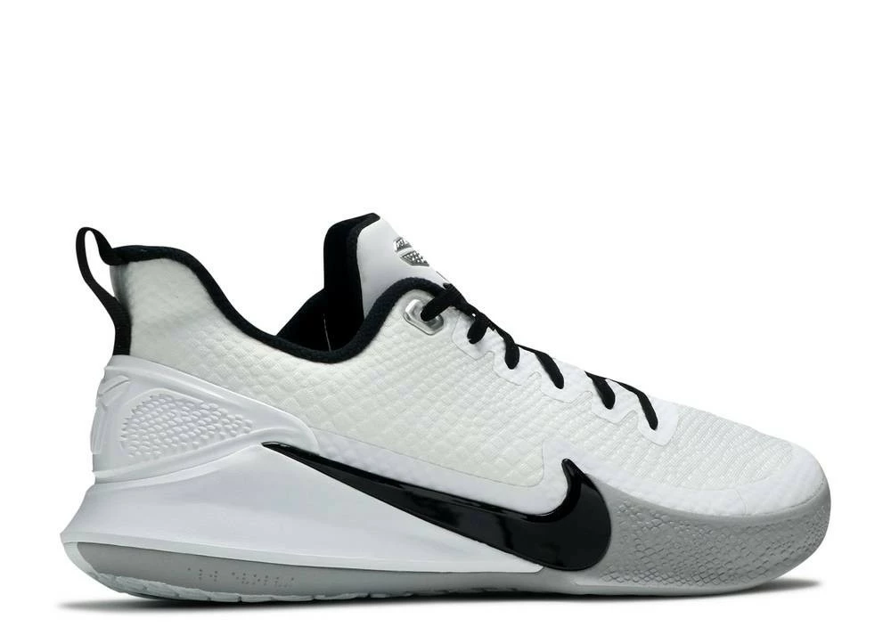 Nike Mamba Focus Tb White Grey Metallic Wolf Black Silver AT1214-100 - Image 2