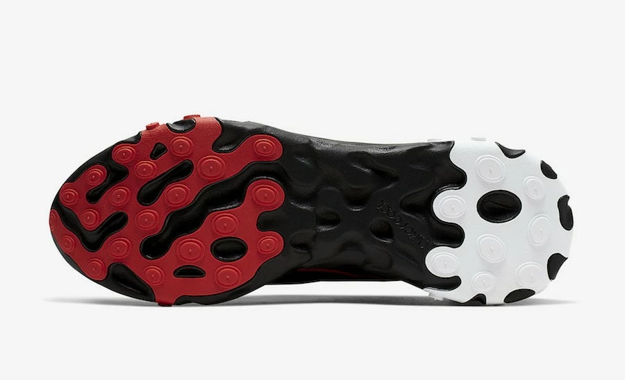 Nike React Element 55 Script Swoosh Black University Red White CK9285-001 - Image 5