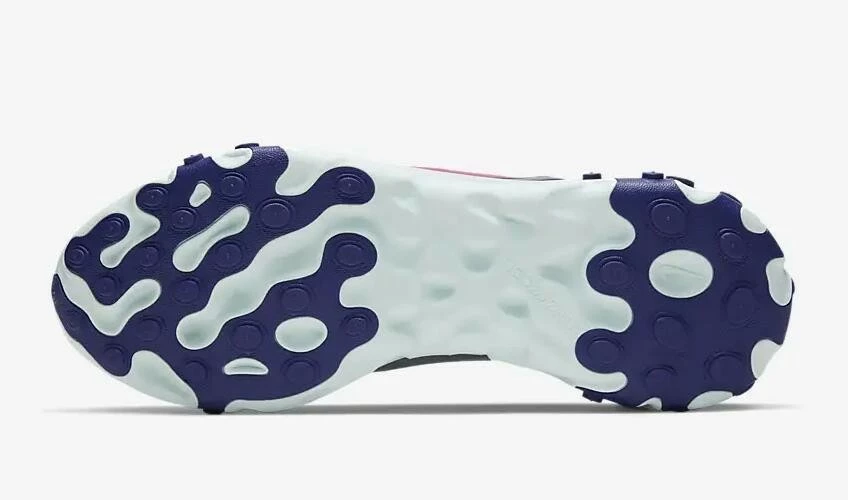 Nike React Element 55 Wolf Grey Hyper Crimson Mystic Green Laser Fuchsia BQ2728-006 - Image 5