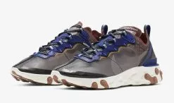 Nike React Element 87 Dusty Peach Deep Royal Blue Lucid Green Atmosphere Grey AQ1090-200
